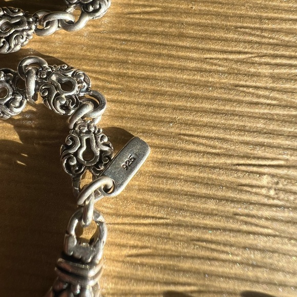 SARDA Sterling Silver Heart Locket Anklet🔒🩶 - Picture 9 of 16